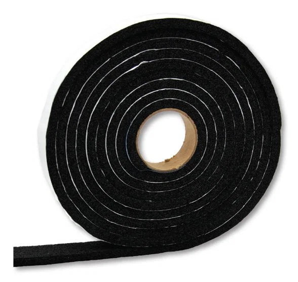 018-516150 – AP PRODUCTS Multi Purpose Weather Stripping, Roll 5/16 Inch Thickness x 1 Inch Width x 50 Foot Length Bl...